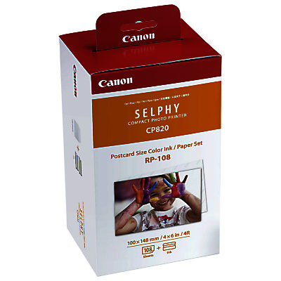 Canon RP-108 Print Pack for SELPHY CP910 & CP1200